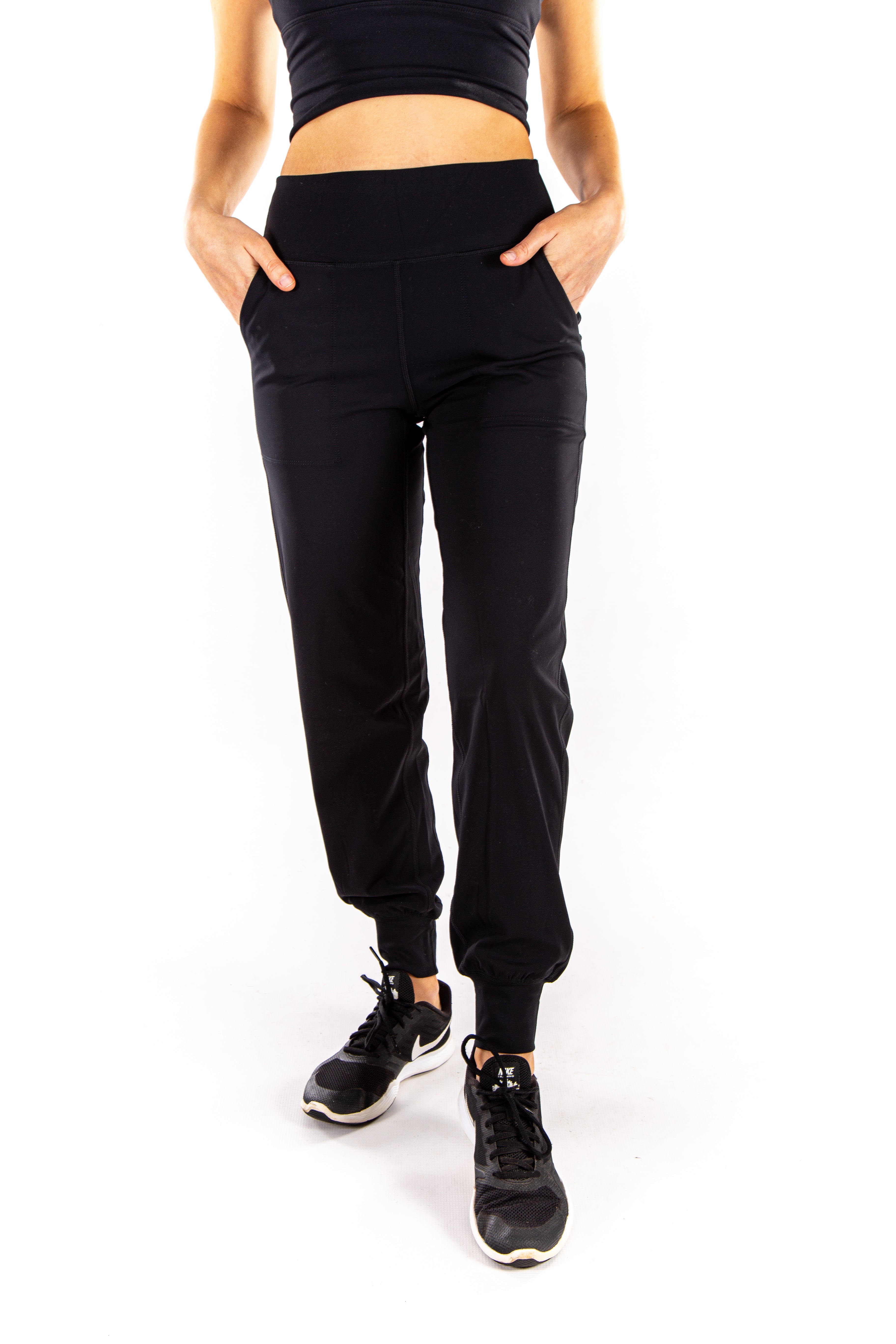Shapewear Lulu Buttery Soft Stretch Joggers black Shape Wear Shop