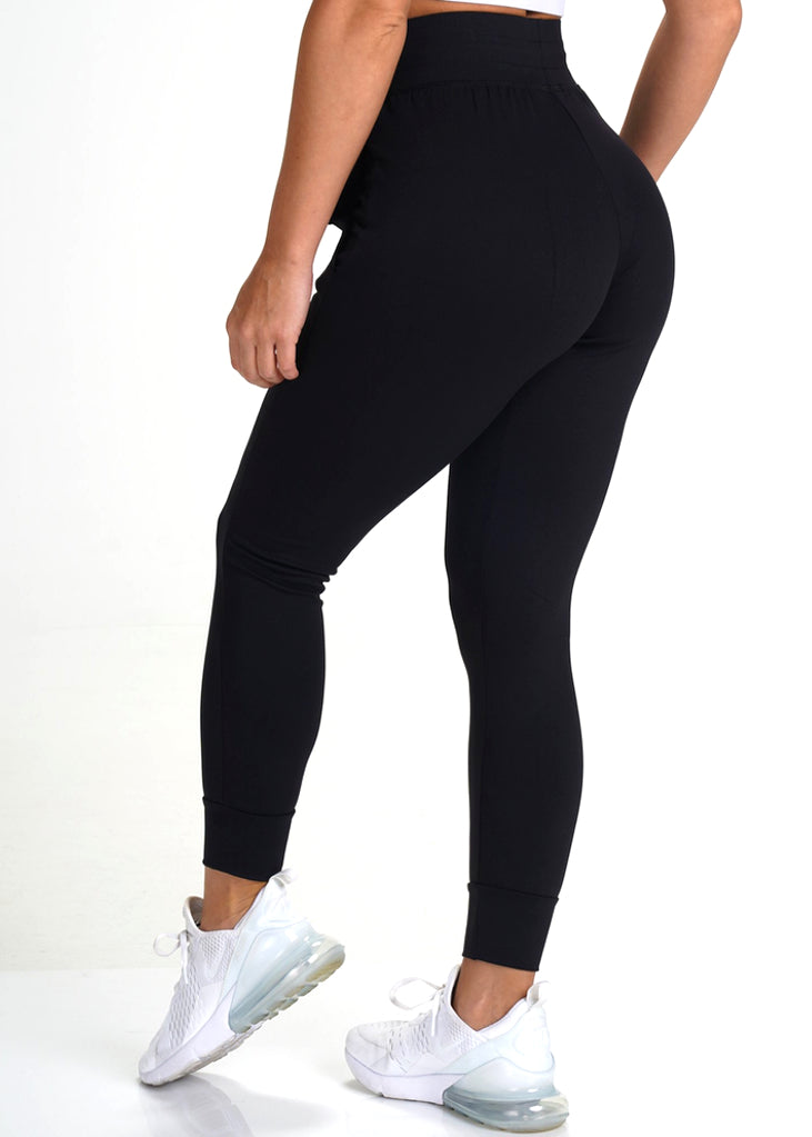 Shapewear Form fit Joggers - Blackaos-init aos-animate