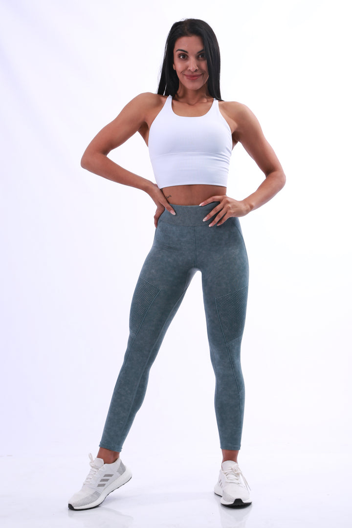 Shapewear TNG Ocean Wash High waist Leggings- Greenaos-init aos-animate