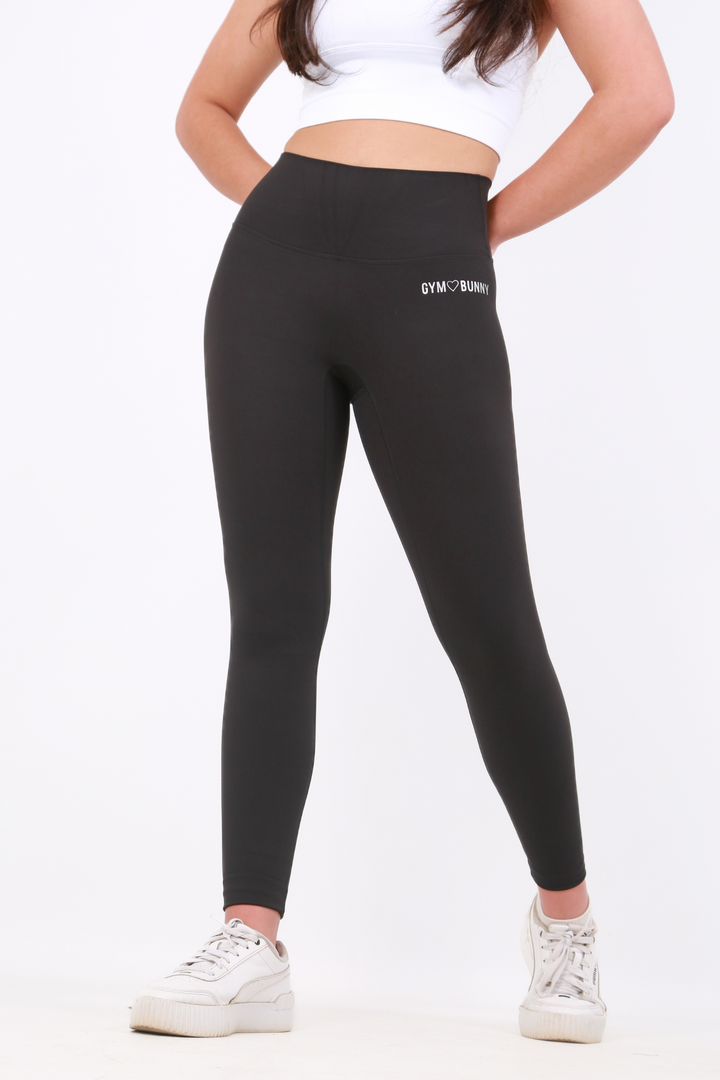 Gym Bunny Signature Lulus  - Buttery soft Yoga Pants- Blackaos-init aos-animate