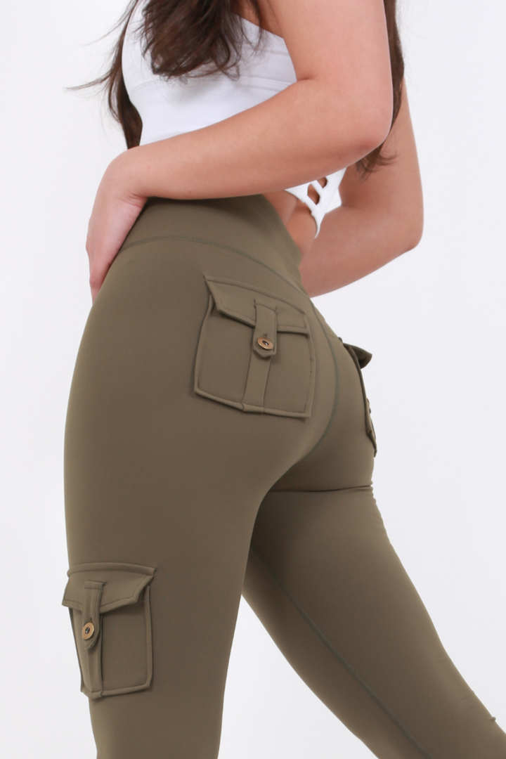 Shapewear TNG Cargo Leggings - Oliveaos-init aos-animate