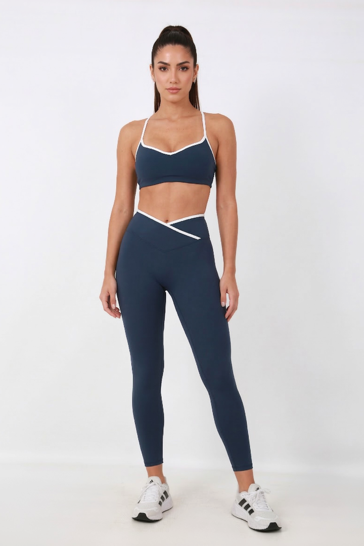 Gym Bunny Sleekline leggings- Blueaos-init aos-animate