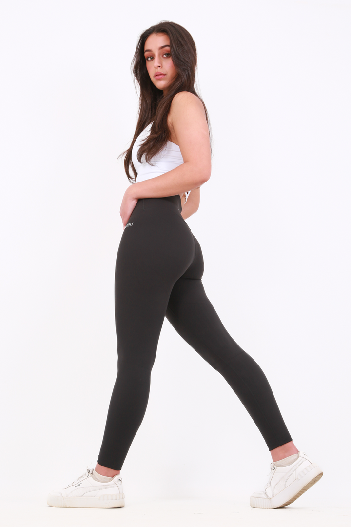 Gym Bunny Signature Lulus  - Buttery soft Yoga Pants- Blackaos-init aos-animate