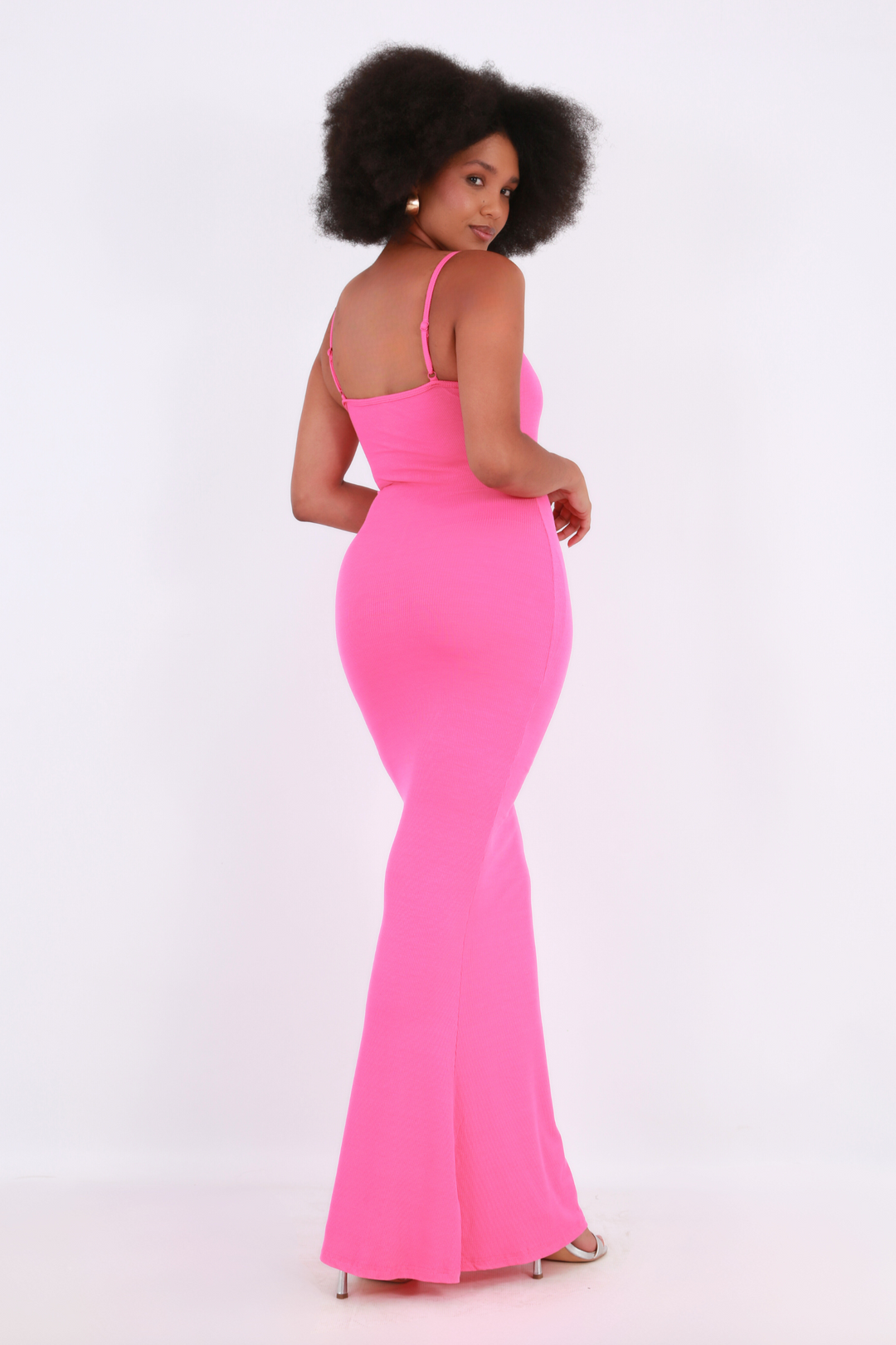 Secret  shapewear maxi lounge dress- Pinkaos-init aos-animate