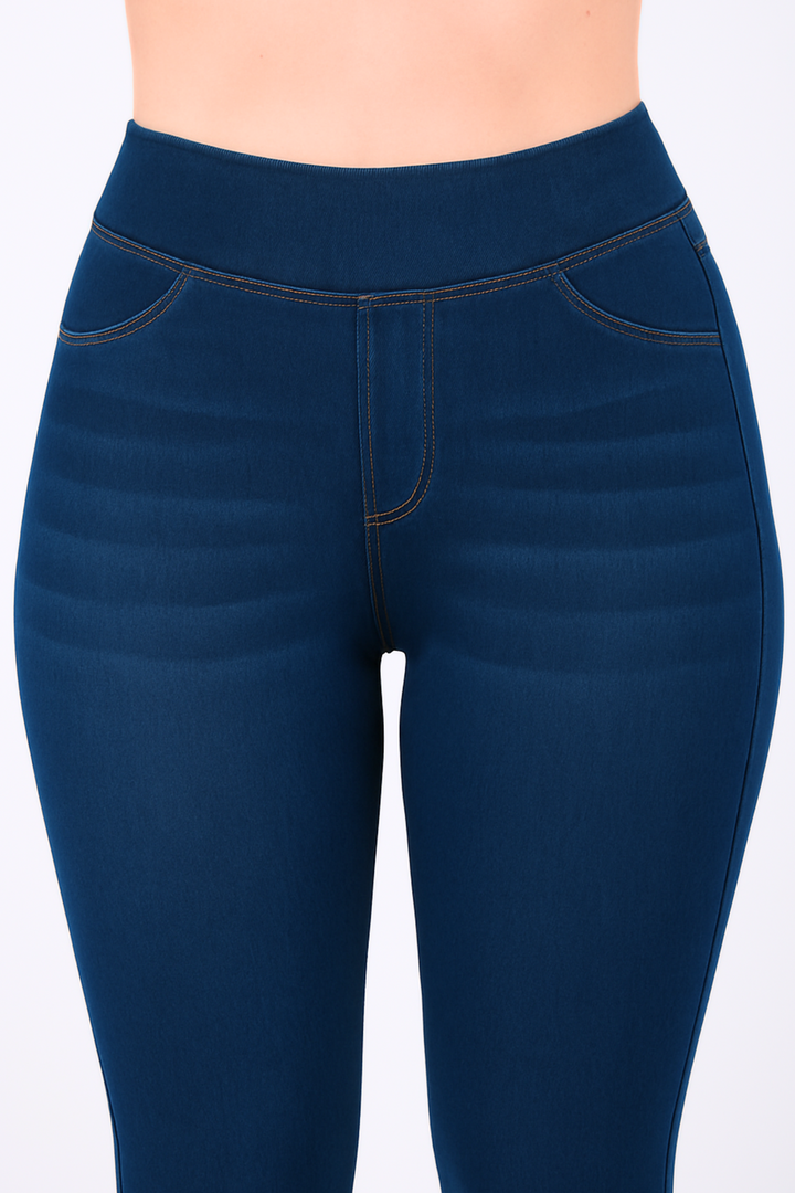 Snugz Super Stretch Denim Leggings- Med blueaos-init aos-animate