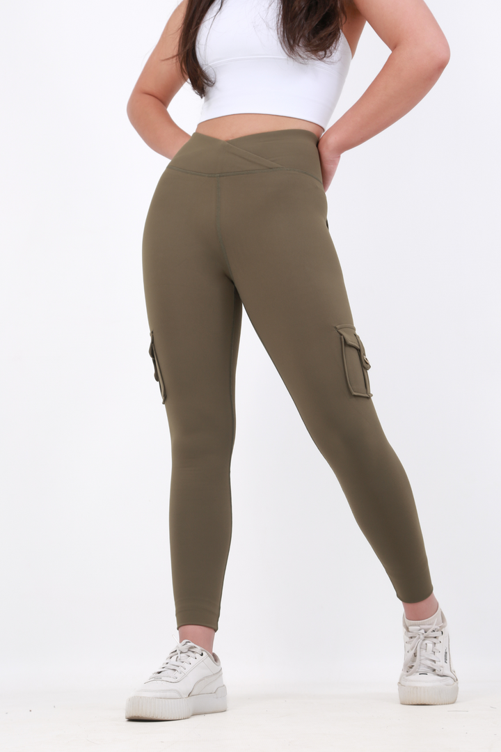 Shapewear TNG Cargo Leggings - Oliveaos-init aos-animate