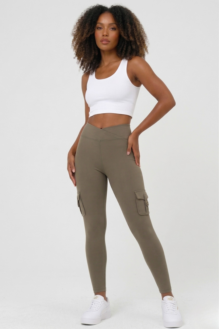 Shapewear TNG Cargo Leggings - Oliveaos-init aos-animate