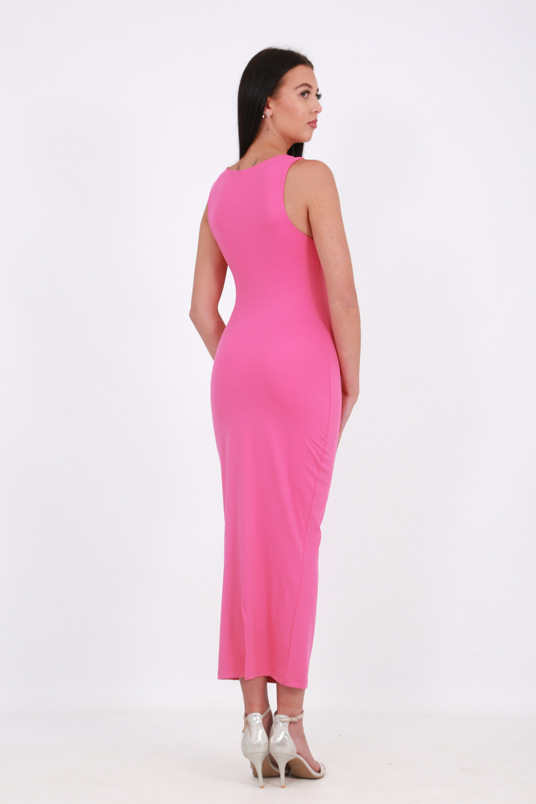 Calypso Bodycon maxi dress- pink- Miss Molly brandaos-init aos-animate