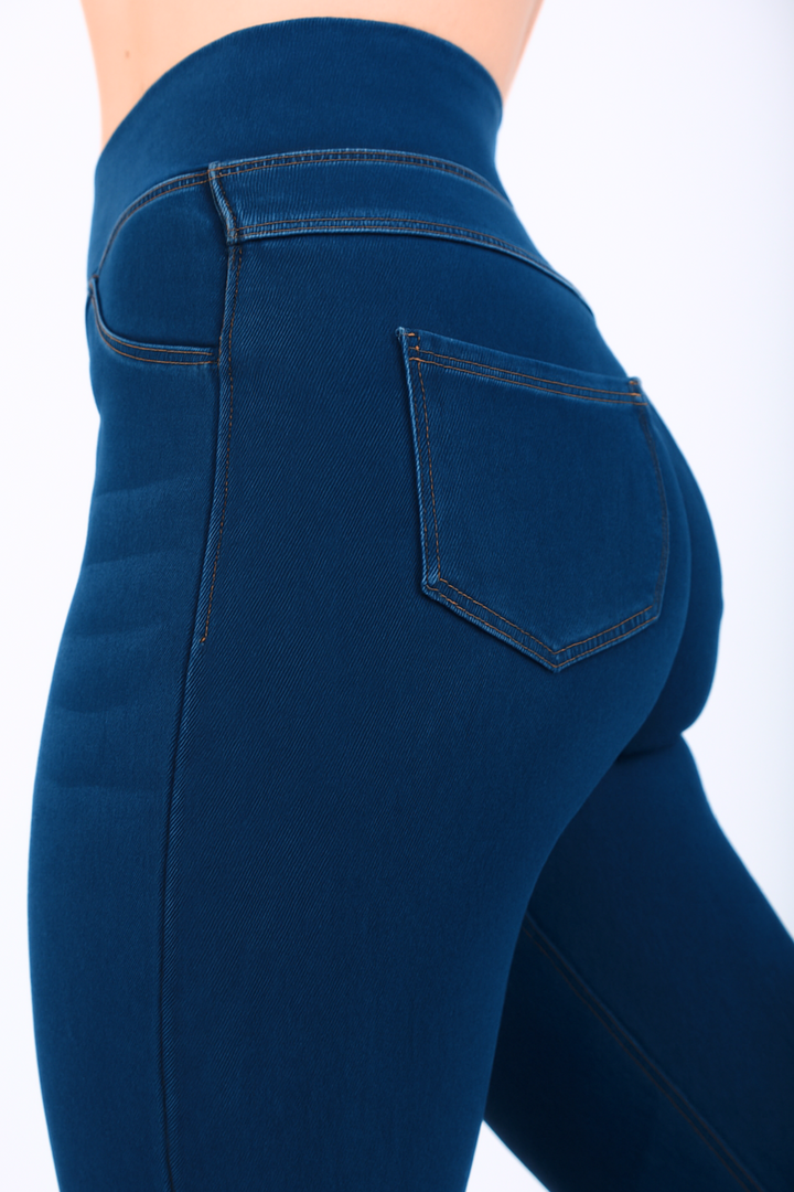 Snugz Super Stretch Denim Leggings- Med blueaos-init aos-animate