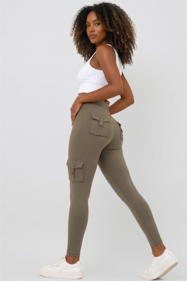 Shapewear TNG Cargo Leggings - Oliveaos-init aos-animate