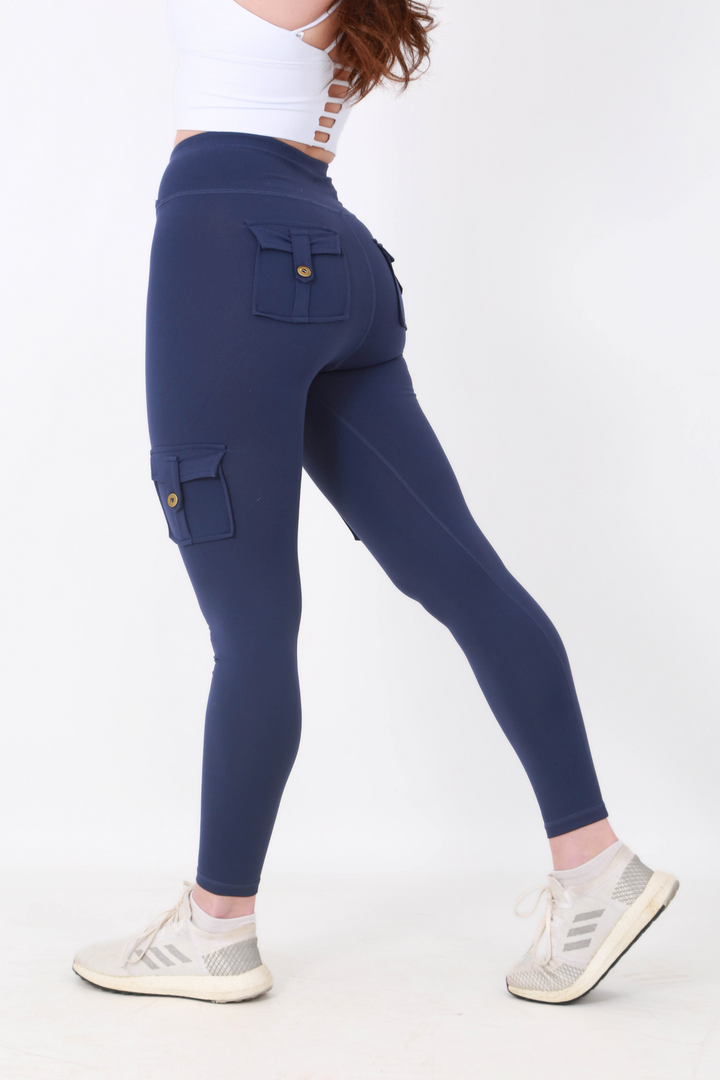 Shapewear TNG Cargo Leggings - Navy blueaos-init aos-animate