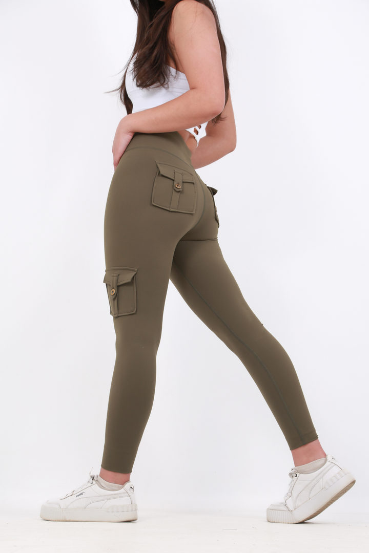 Shapewear TNG Cargo Leggings - Oliveaos-init aos-animate