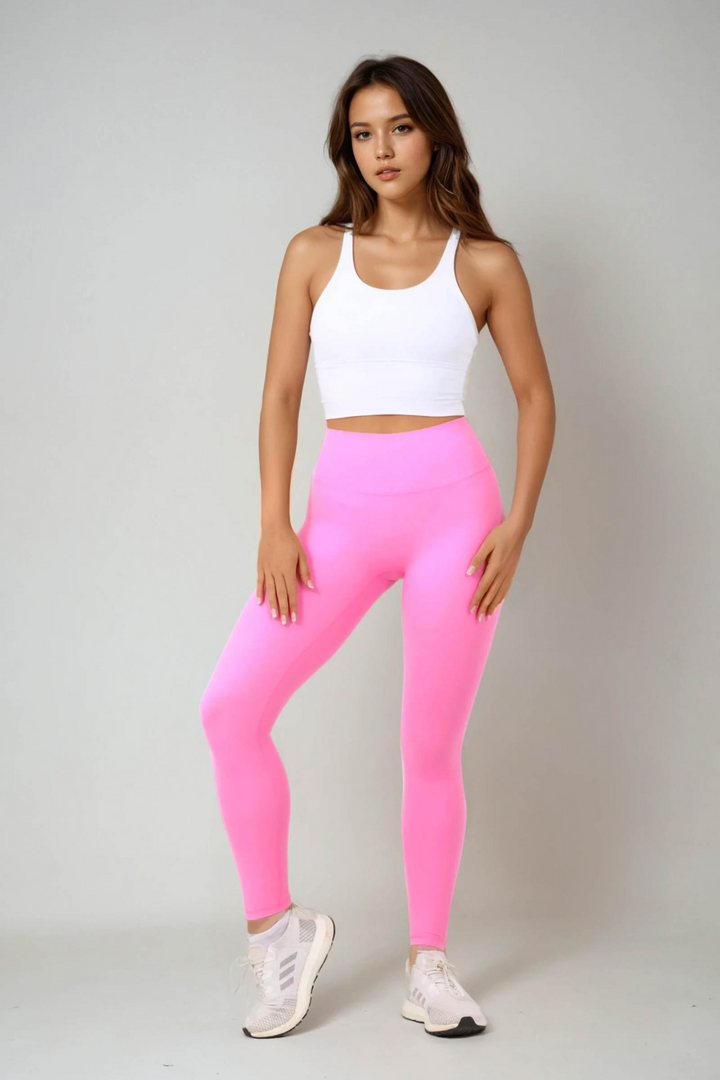 Gym Bunny Flex Appeal super soft leggings -Pinkaos-init aos-animate