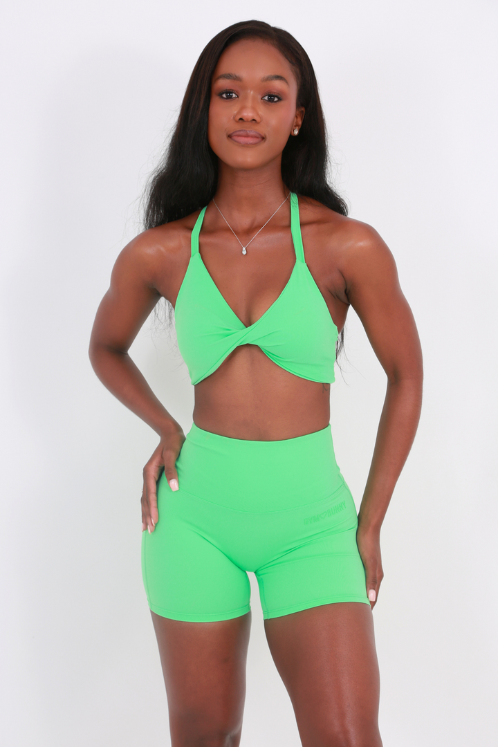 Gym Bunny Pump shorts- Mint Greenaos-init aos-animate