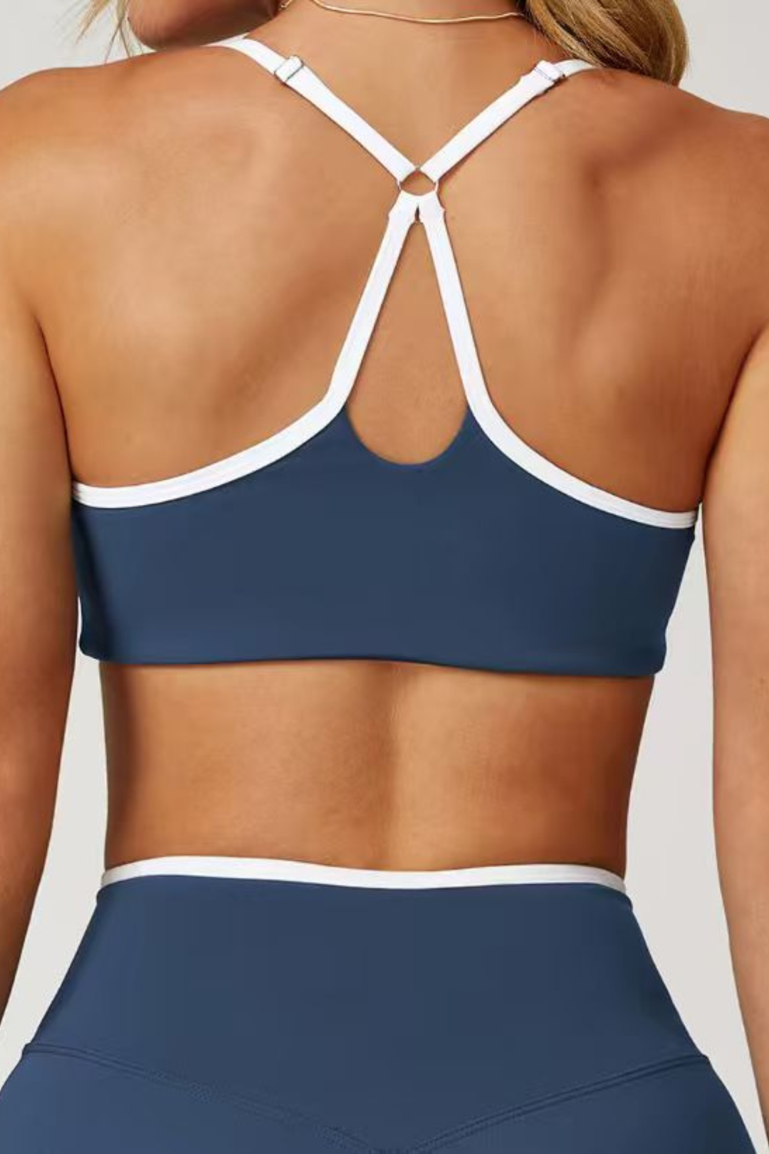 Gym Bunny Sleekline Top- Blueaos-init aos-animate