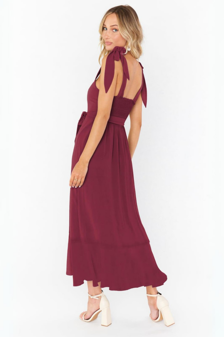 Moonlight Maxi Dress - Burgundyaos-init aos-animate