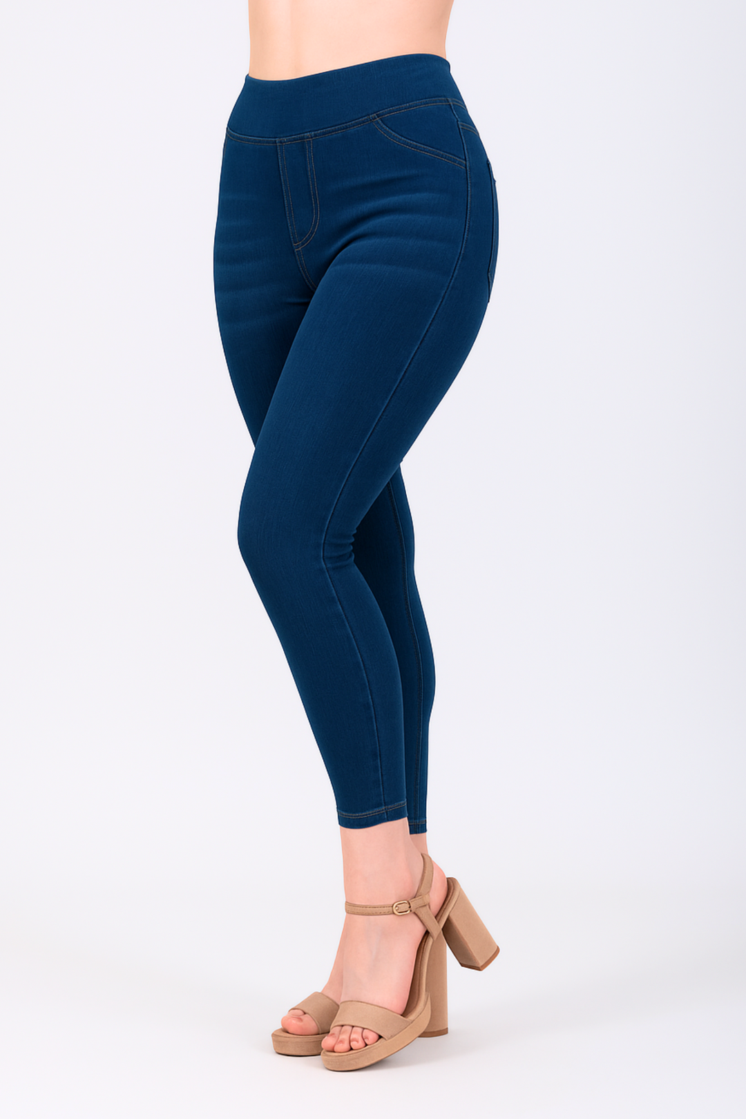 Snugz Super Stretch Denim Leggings- Med blueaos-init aos-animate