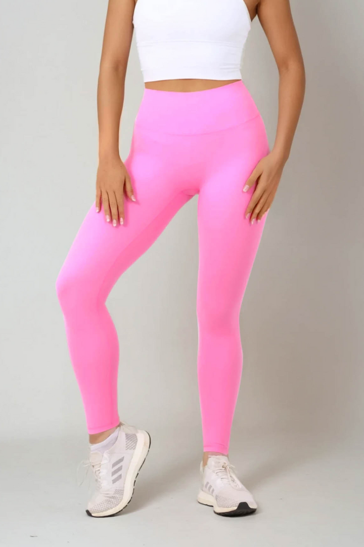 Gym Bunny Flex Appeal super soft leggings -Pinkaos-init aos-animate