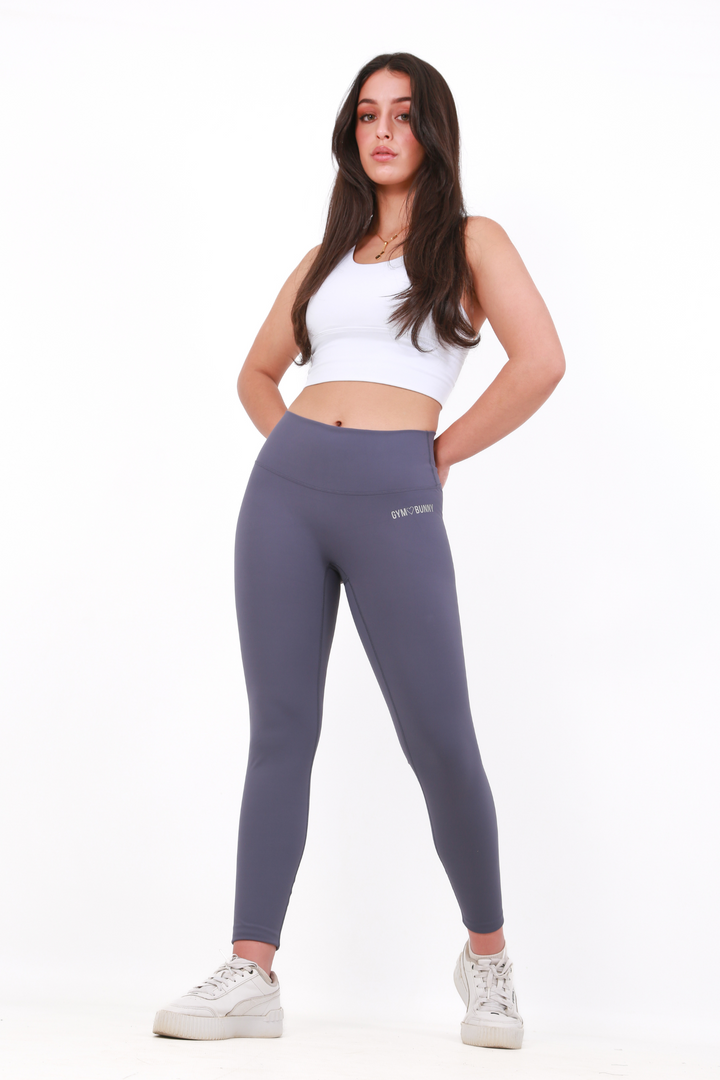 Gym Bunny Signature Lulus  - Buttery soft Yoga Pants-Greyaos-init aos-animate