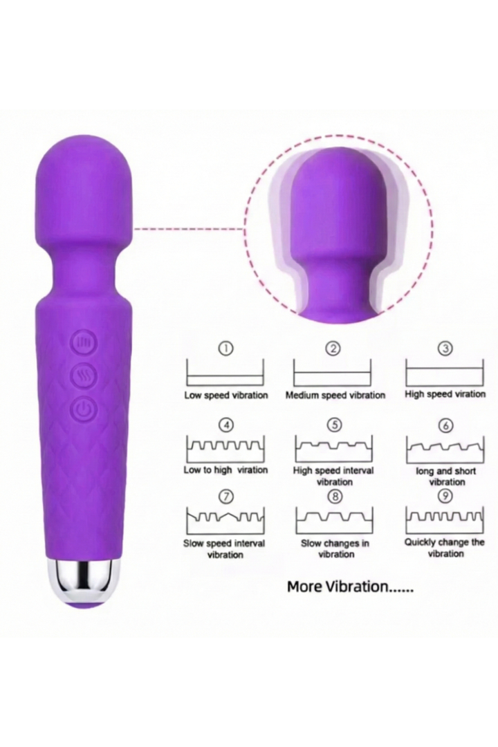 PowerPulse vibrating wand- Purpleaos-init aos-animate