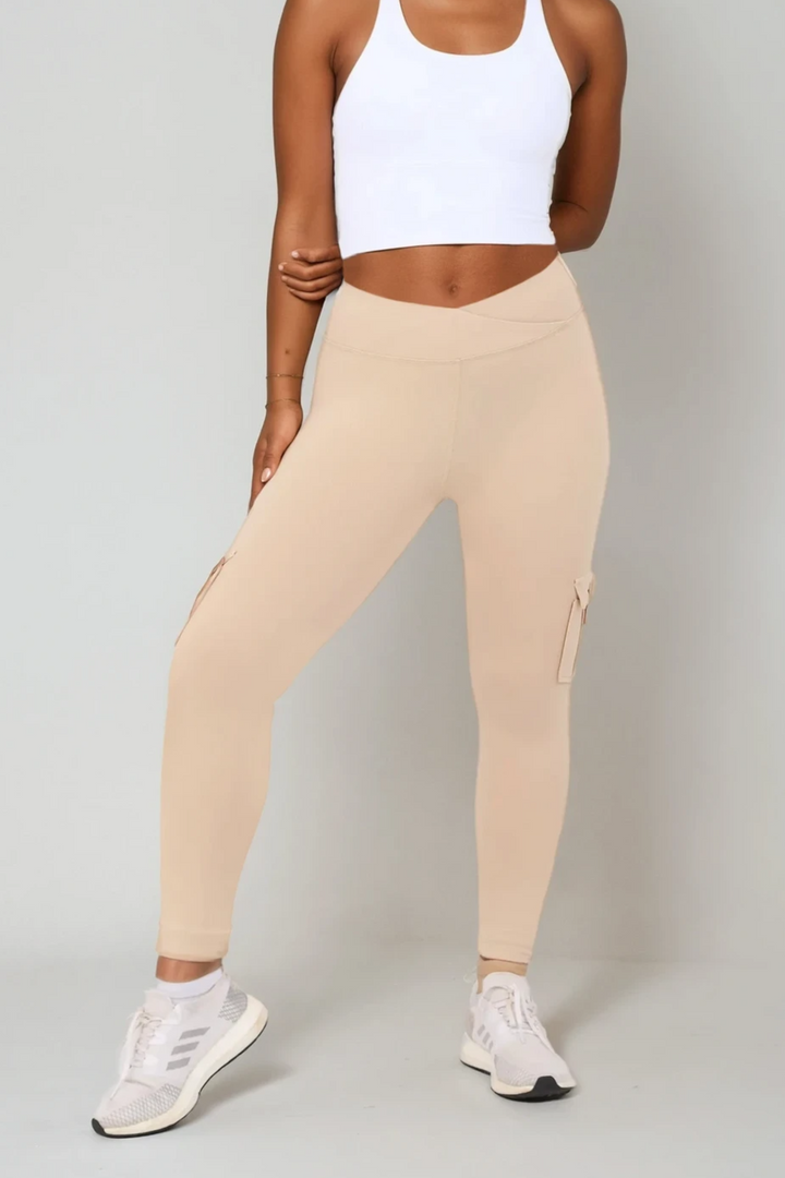 Shapewear TNG Cargo Leggings - Creamaos-init aos-animate