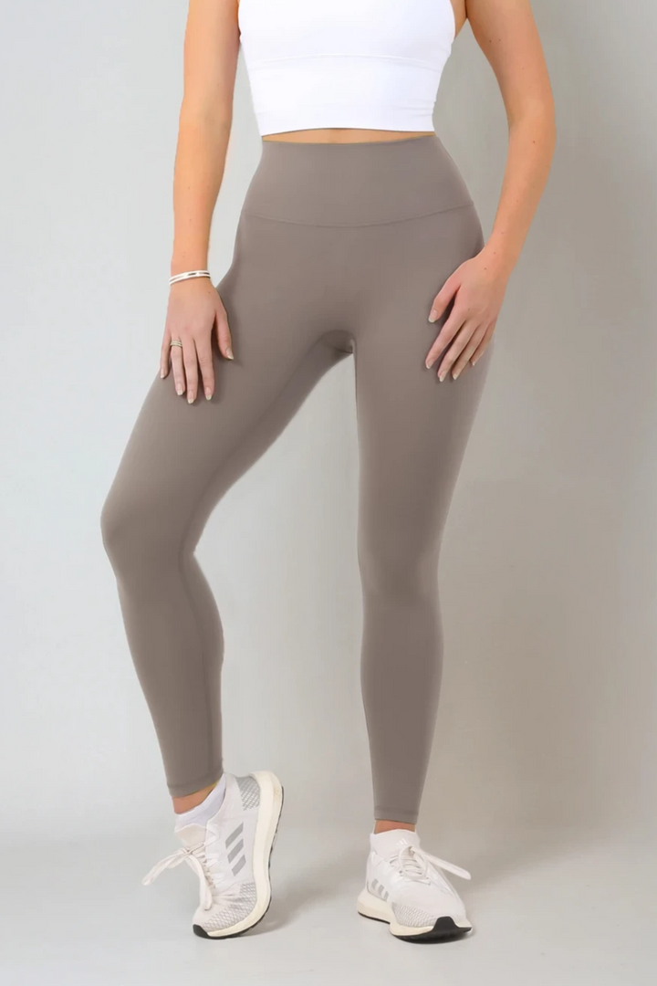 Gym Bunny Flex Appeal super soft leggings - Dusty Oliveaos-init aos-animate