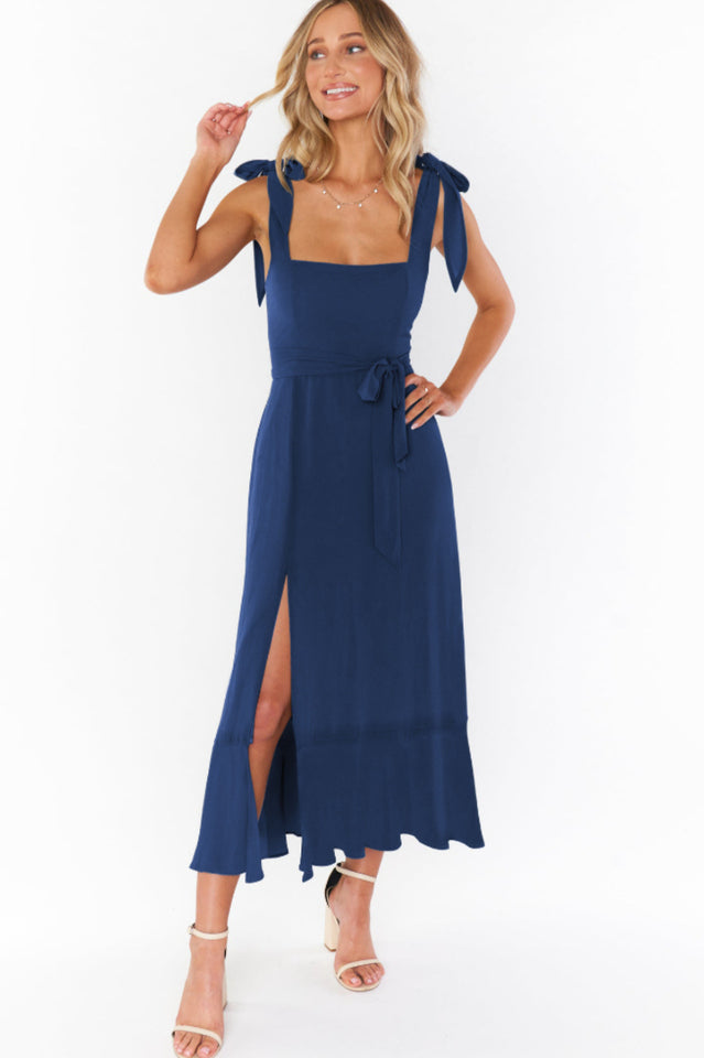 ワンピース mavimoon occasion dress Moonlight Maxi Dress - Royal blue – Shape Wear Shop