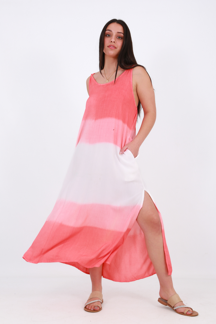 Beach Bunny Maxi beach dress -tie dyed amberaos-init aos-animate