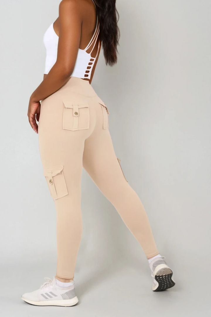 Shapewear TNG Cargo Leggings - Creamaos-init aos-animate