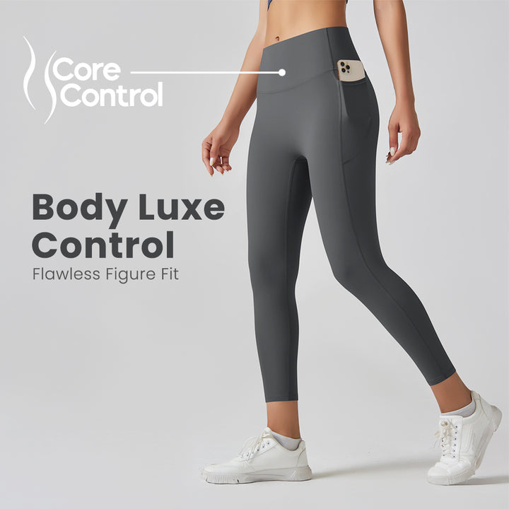 Gym Bunny Core Control Leggings (7/8 Length)- Dark Greyaos-init aos-animate