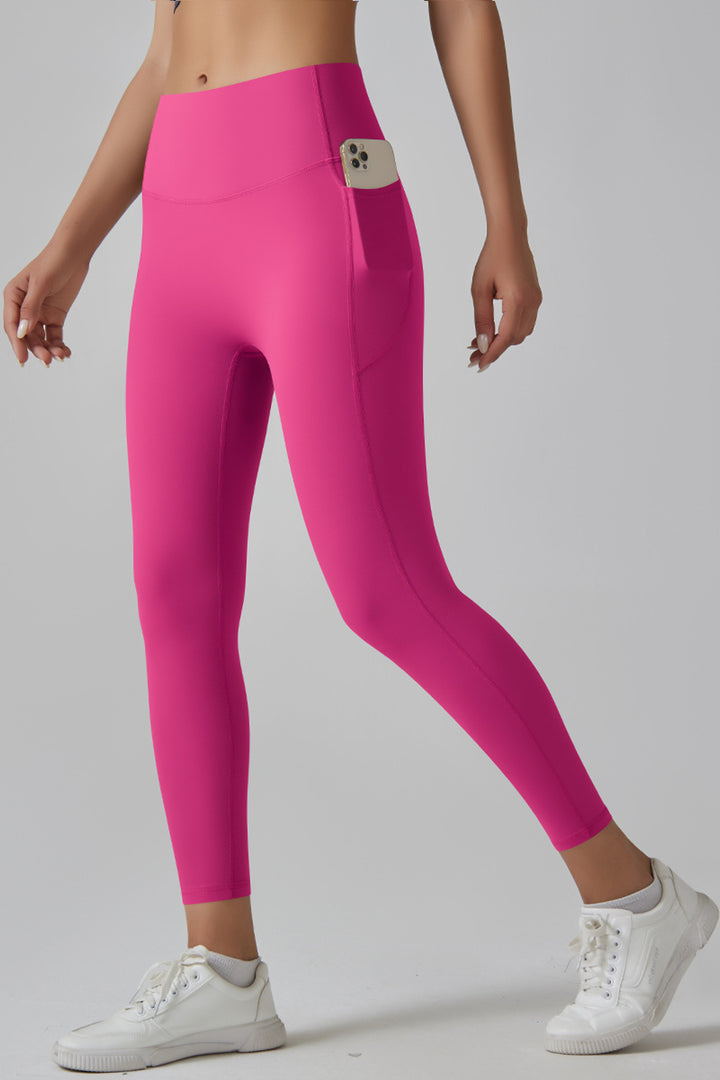 Gym Bunny Core Control Leggings (7/8 Length)- Pinkaos-init aos-animate