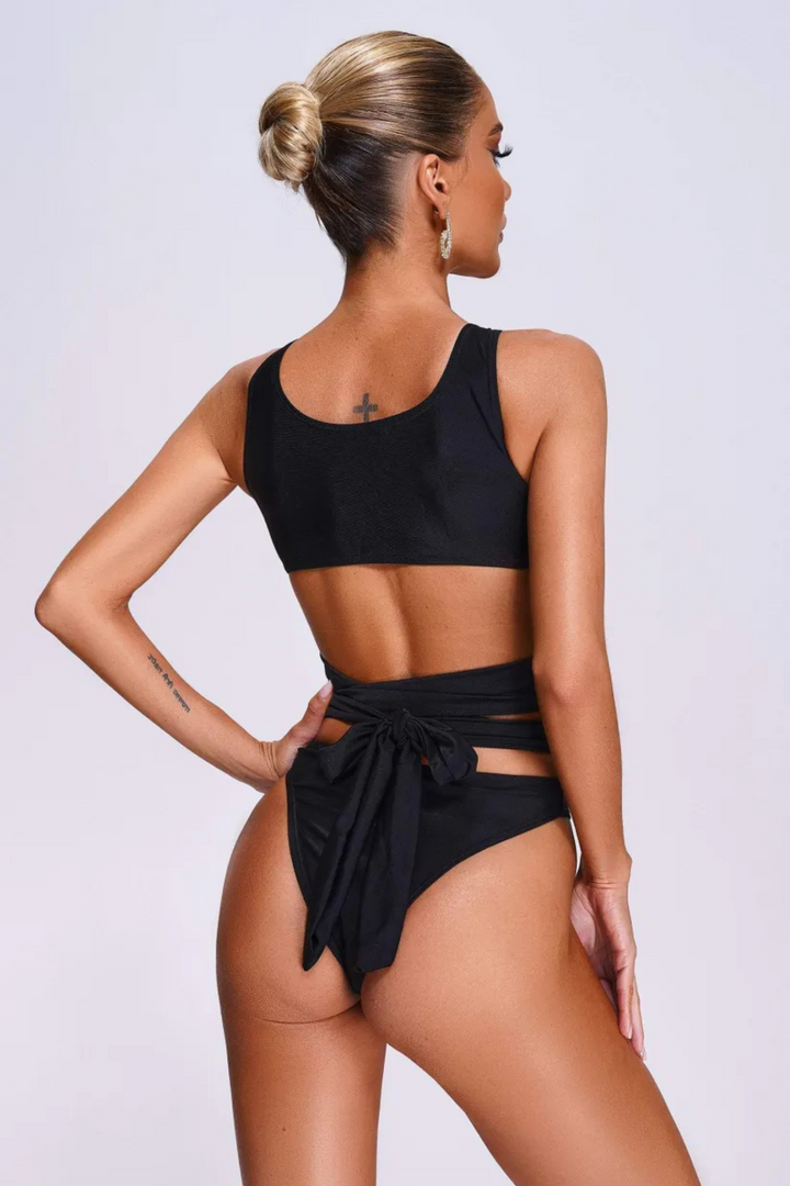 Midnight Allure One piece cutout full swimsuit- Black-Miss Molly brandaos-init aos-animate