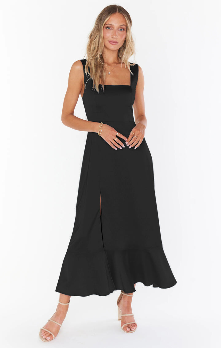 Moonlight Maxi Dress -  Blackaos-init aos-animate