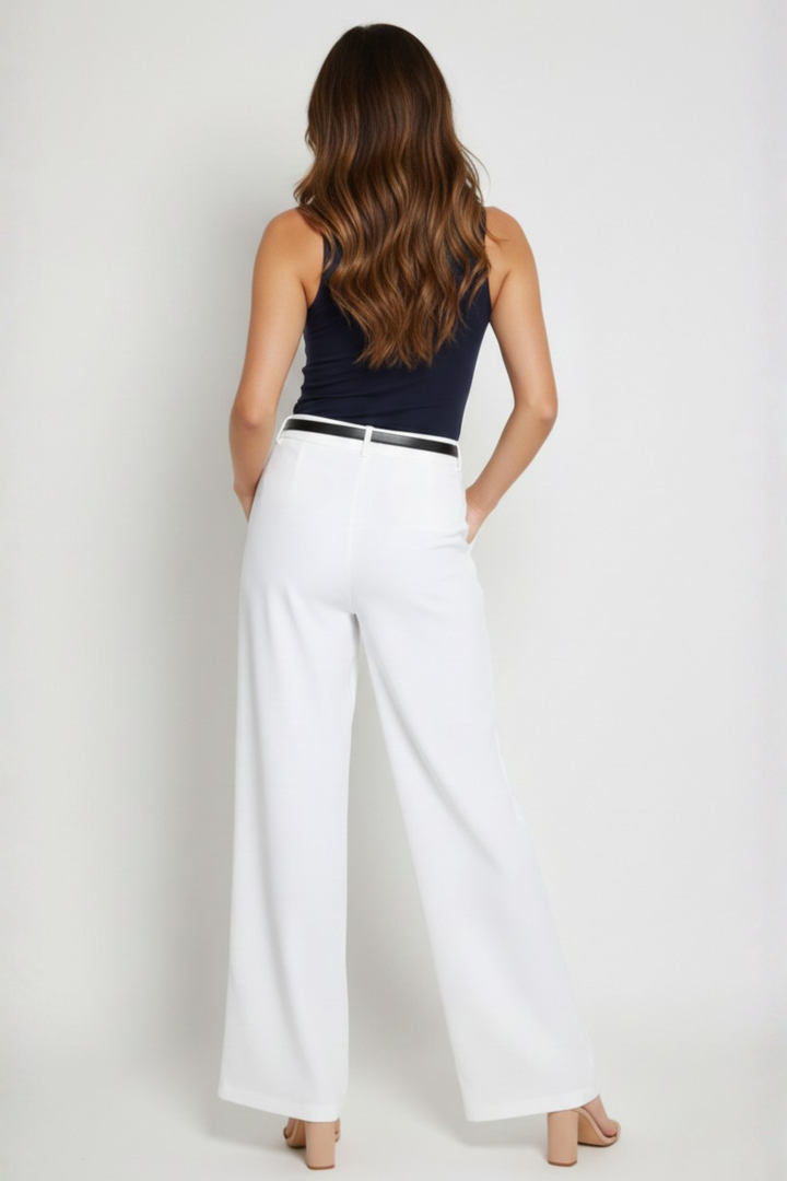 Shapewear TNG Wide leg baggy pants - whiteaos-init aos-animate