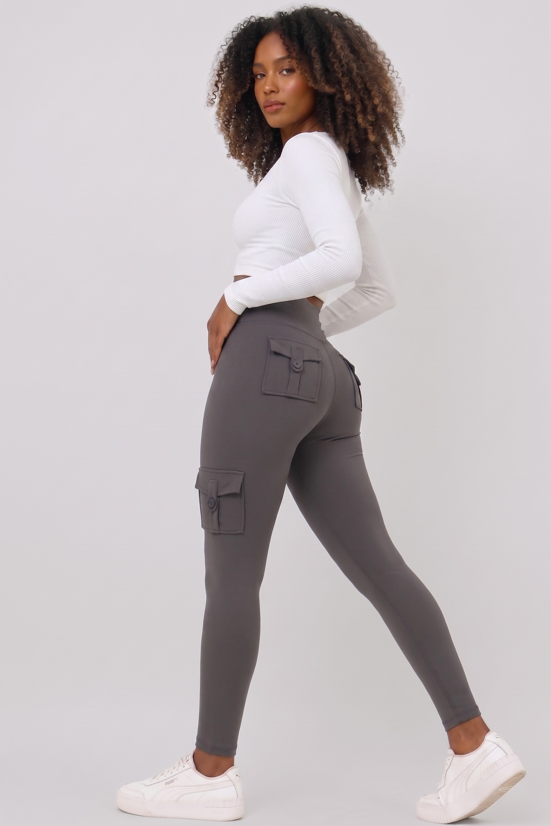 Shapewear TNG Cargo Leggings -  Greyaos-init aos-animate