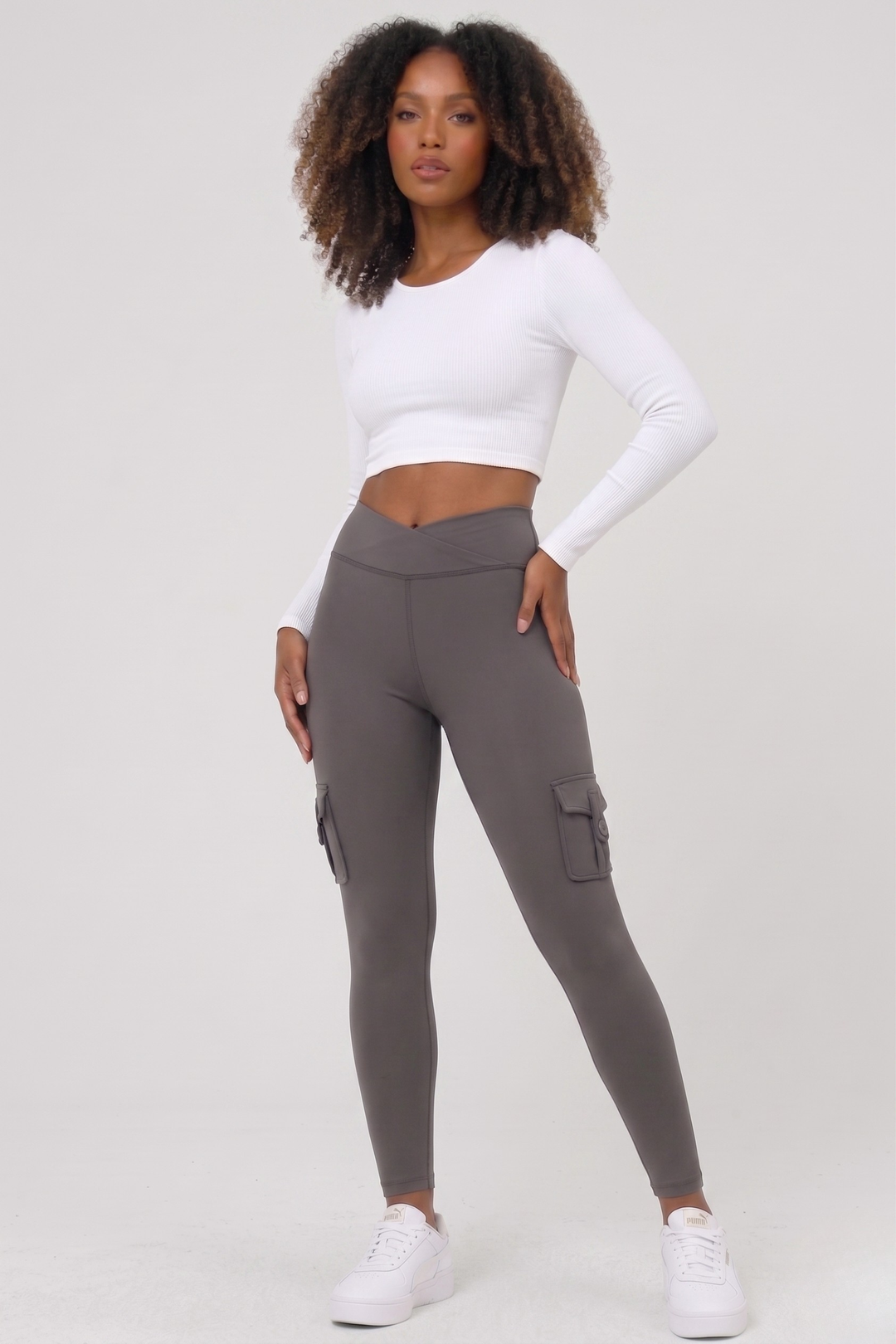 Shapewear TNG Cargo Leggings -  Greyaos-init aos-animate