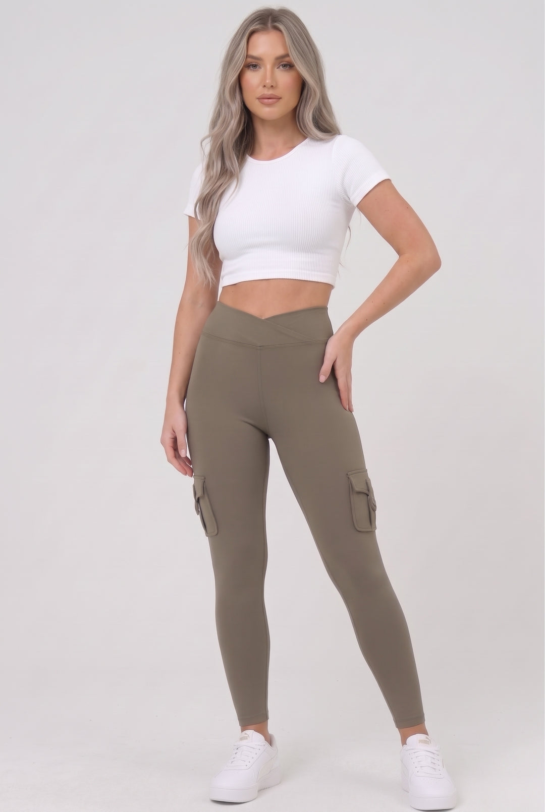Shapewear TNG Cargo Leggings - Oliveaos-init aos-animate