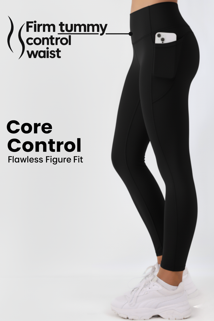 Gym Bunny Core Control Leggings (7/8 Length)- Blackaos-init aos-animate