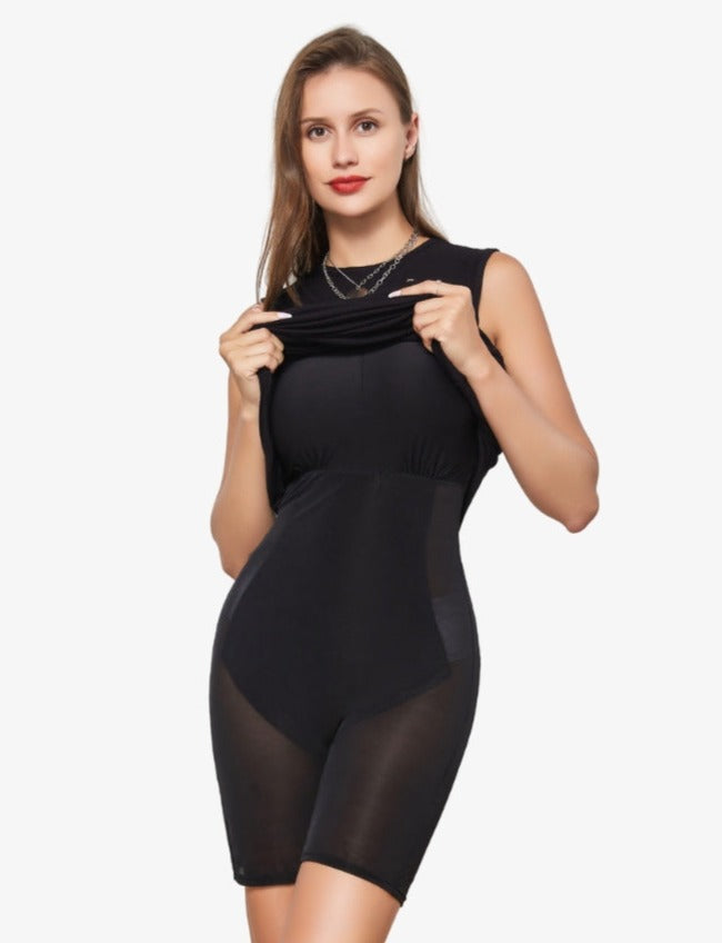 Secret shapewear sleeveless maxi dress- Black – Shape Wear Shop