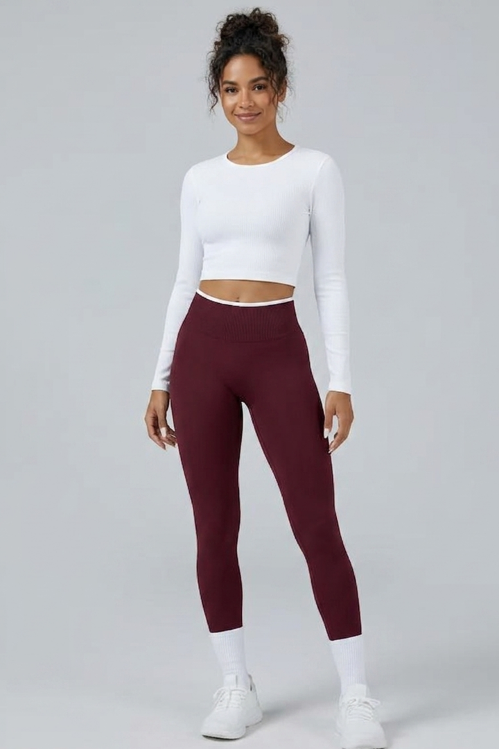 Shapewear Gymbunny Super scrunch leggings -Burgundyaos-init aos-animate
