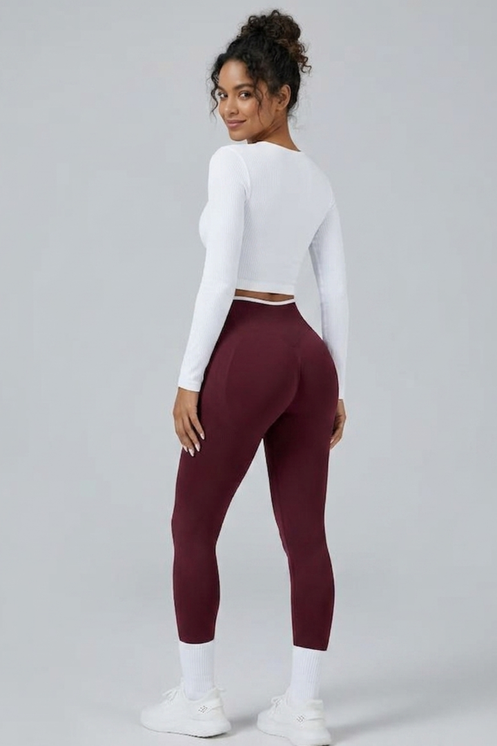 Shapewear Gymbunny Super scrunch leggings -Burgundyaos-init aos-animate