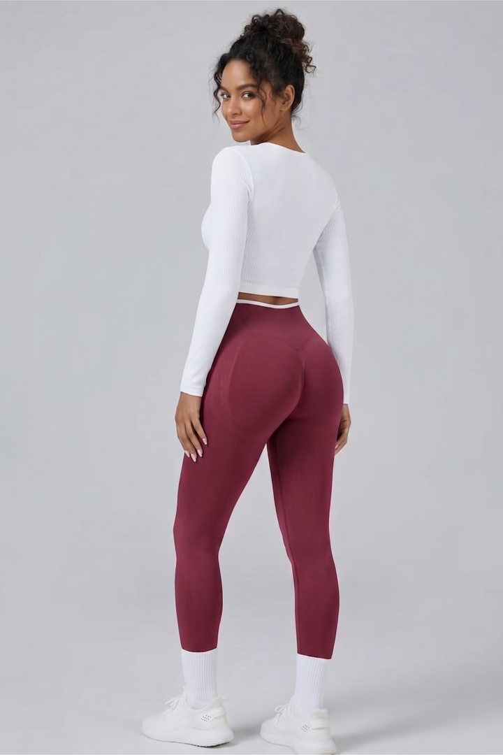 Shapewear Gymbunny Super scrunch leggings -Burgundyaos-init aos-animate