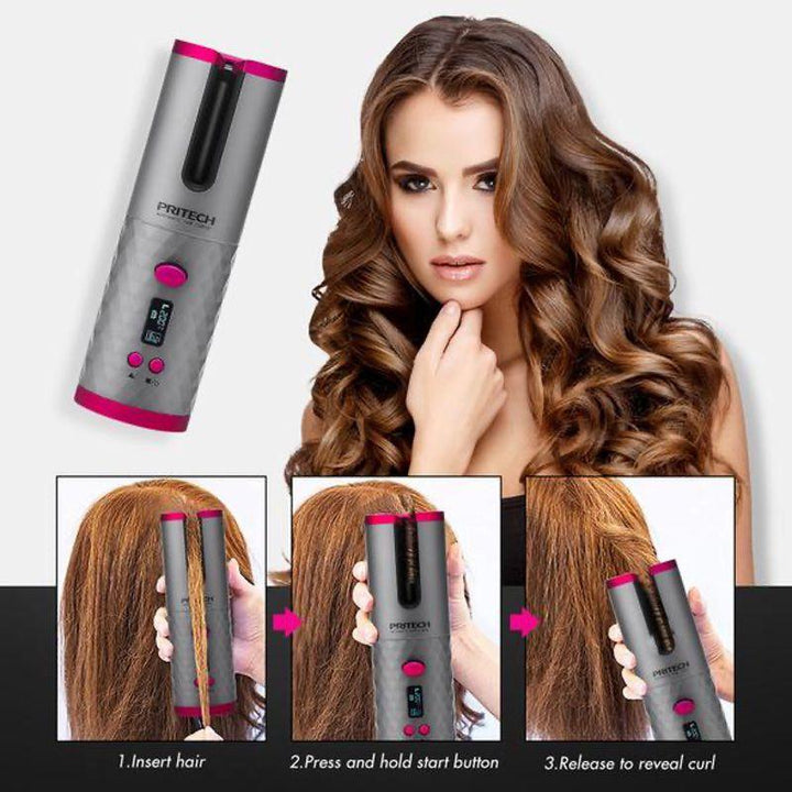 Pritech Automatic Hair Curler Cordless Curling Ironaos-init aos-animate