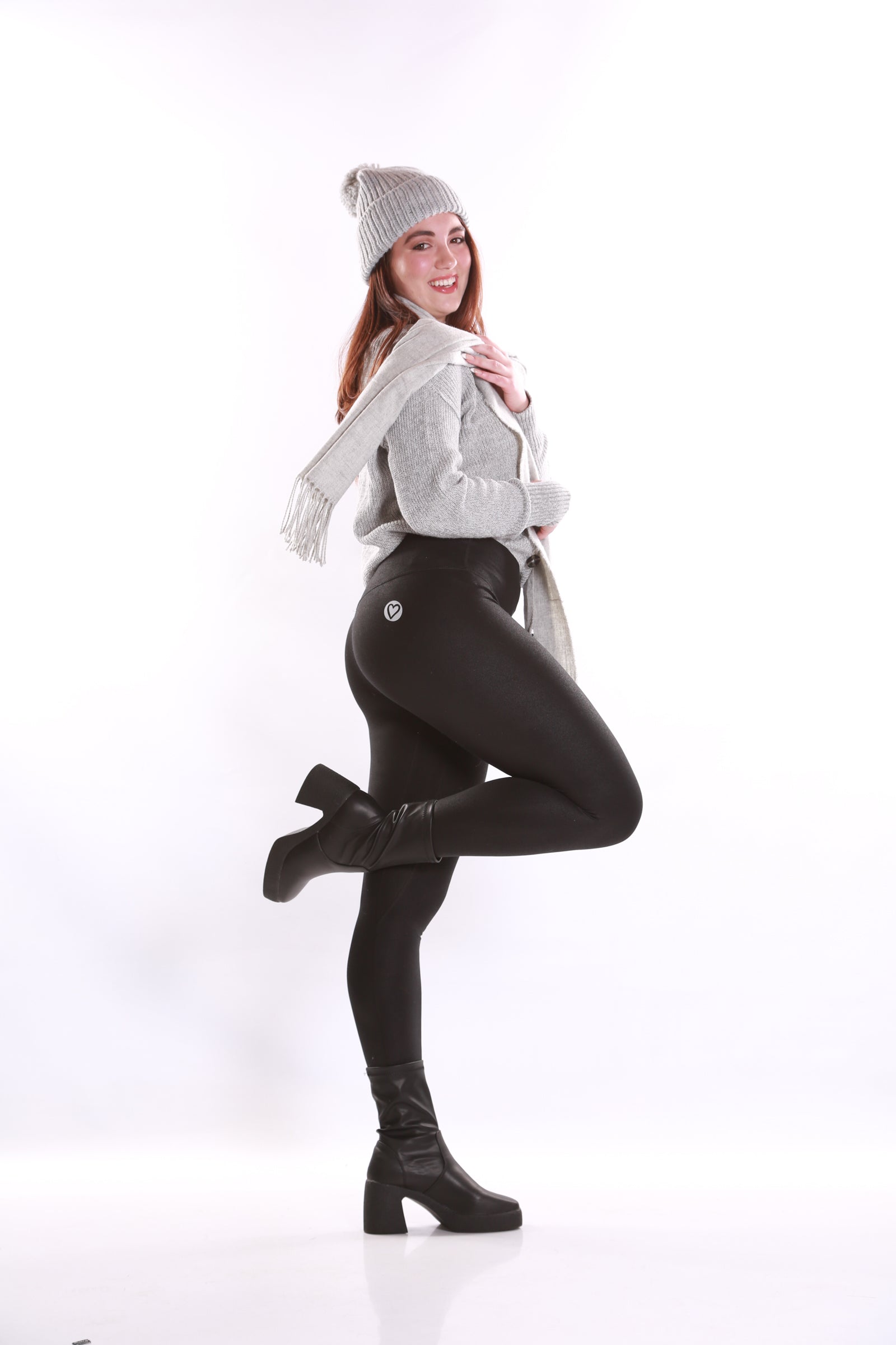 These Faux Leather Leggings are a compliment magnet. Wear to the